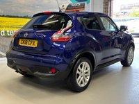 USED 2018 18 NISSAN JUKE 1.5 dCi Acenta SUV 5 Door Diesel Manual Blue Euro 6 1 Former Keeper +BLUETOOTH+REAR PARK SENSORS+