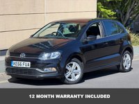 USED 2017 66 VOLKSWAGEN POLO 1.2 TSI BlueMotion Tech Match Edition Hatchback 5dr Petrol Manual Euro 6 (s/s) (90 ps) NEW MOT AND SERVICE INCLUDED