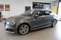 USED 2019 69 AUDI A3 1.0 TFSI 30 S line Saloon 4dr Petrol Manual Euro 6 (s/s) (116 ps) ***SATNAV & CRUISE CONTROL***BLUETOOTH & DAB RADIO***CLIMATE CONTROL HALF LEATHER & LED AUTO HEADLIGHTS***AUDI DRIVE SELECT***AUDI SERVICE HISTORY***
