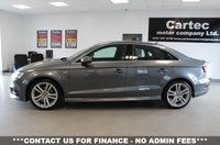 USED 2019 69 AUDI A3 1.0 TFSI 30 S line Saloon 4dr Petrol Manual Euro 6 (s/s) (116 ps) ***SATNAV & CRUISE CONTROL***BLUETOOTH & DAB RADIO***CLIMATE CONTROL HALF LEATHER & LED AUTO HEADLIGHTS***AUDI DRIVE SELECT***AUDI SERVICE HISTORY***