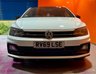 USED 2019 69 VOLKSWAGEN POLO 1.0 TSI GPF R-Line Hatchback 5dr Petrol Manual Euro 6 (s/s) (115 ps) 17" Alloys (&pound;450). Pure White.