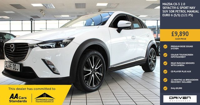 2016 CX 3 2.0 SKYACTIV G SPORT NAV SUV 5DR PETROL MANUAL EURO 6 S... photo