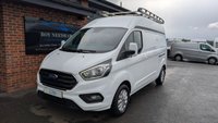 USED 2021 21 FORD TRANSIT CUSTOM 2.0 300 EcoBlue Limited Panel Van 5dr Diesel Manual L2 H2 Euro 6 (s/s) (130 ps) *** ROOF RACK - AIR CON - HEATED SEATS - PARKING SENSORS ***