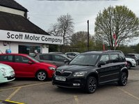 USED 2014 64 SKODA YETI 2.0 TDI Black Edition SUV 5dr Diesel Manual 4WD Euro 5 (140 ps) Navigation system, Rear parking sensors