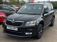 USED 2014 64 SKODA YETI 2.0 TDI Black Edition SUV 5dr Diesel Manual 4WD Euro 5 (140 ps) Navigation system, Rear parking sensors