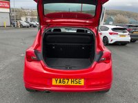 USED 2017 67 VAUXHALL CORSA 1.4i Turbo Red Edition Hatchback 3dr Petrol Manual Euro 6 (s/s) (150 ps) 