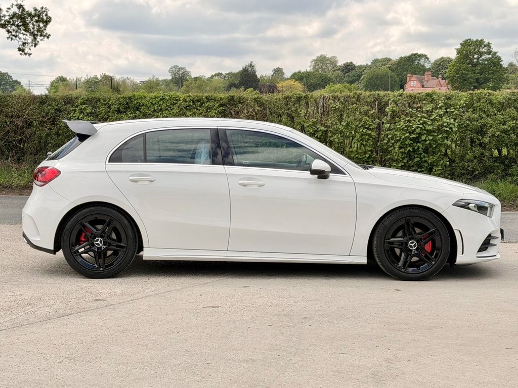 USED 2019 19 MERCEDES-BENZ A-CLASS 1.3 A200 AMG Line Hatchback 5dr Petrol Manual Euro 6 (s/s) (163 ps) 5 Services|Camera|NaV|Cruise|Half Leather Seats|Lane Assist|