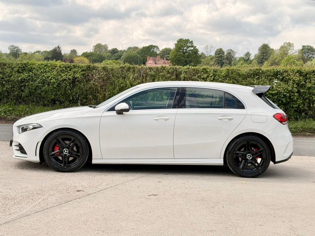 USED 2019 19 MERCEDES-BENZ A-CLASS 1.3 A200 AMG Line Hatchback 5dr Petrol Manual Euro 6 (s/s) (163 ps) 5 Services|Camera|NaV|Cruise|Half Leather Seats|Lane Assist|