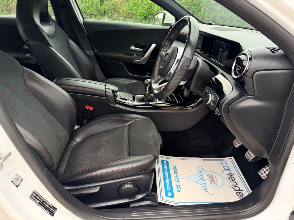USED 2019 19 MERCEDES-BENZ A-CLASS 1.3 A200 AMG Line Hatchback 5dr Petrol Manual Euro 6 (s/s) (163 ps) 5 Services|Camera|NaV|Cruise|Half Leather Seats|Lane Assist|