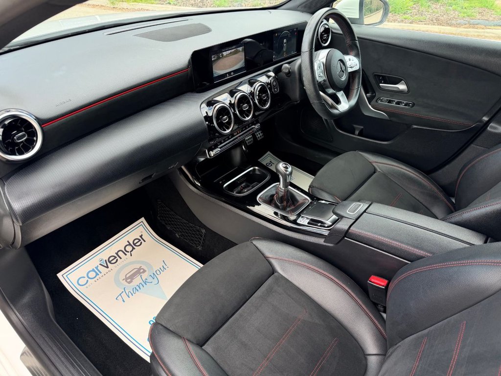 USED 2019 19 MERCEDES-BENZ A-CLASS 1.3 A200 AMG Line Hatchback 5dr Petrol Manual Euro 6 (s/s) (163 ps) 5 Services|Camera|NaV|Cruise|Half Leather Seats|Lane Assist|