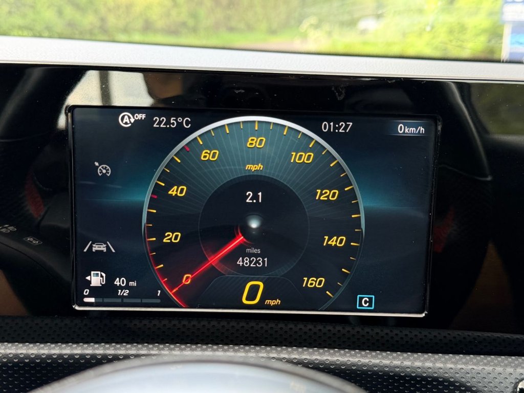 USED 2019 19 MERCEDES-BENZ A-CLASS 1.3 A200 AMG Line Hatchback 5dr Petrol Manual Euro 6 (s/s) (163 ps) 5 Services|Camera|NaV|Cruise|Half Leather Seats|Lane Assist|