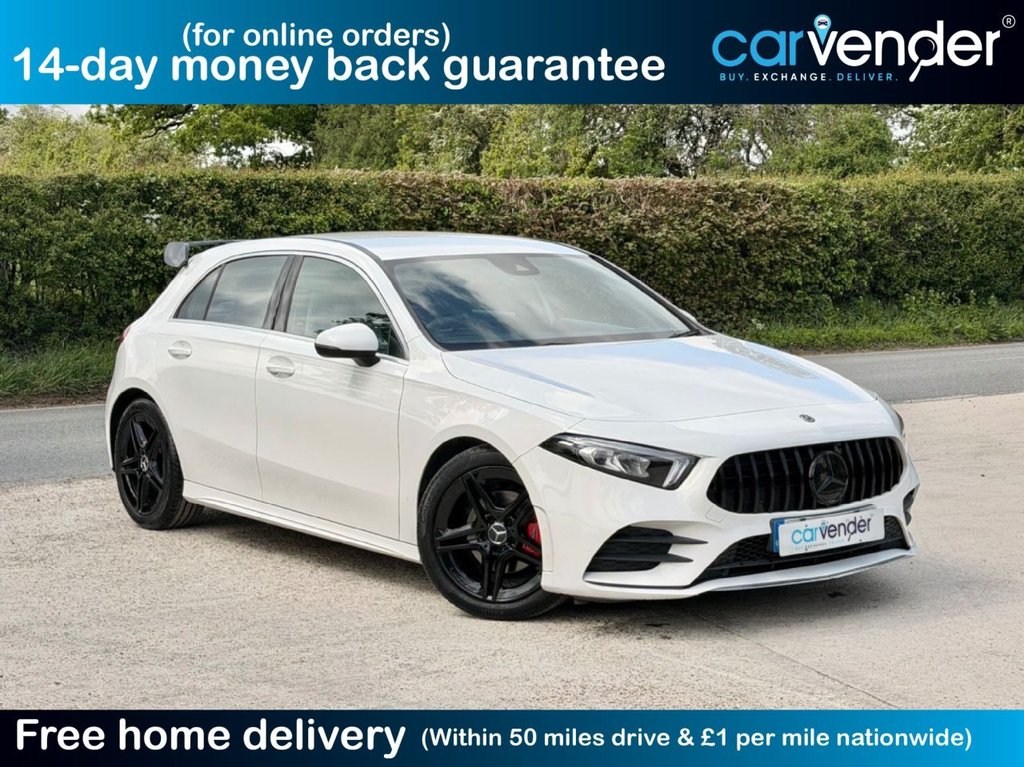 USED 2019 19 MERCEDES-BENZ A-CLASS 1.3 A200 AMG Line Hatchback 5dr Petrol Manual Euro 6 (s/s) (163 ps) 5 Services|Camera|NaV|Cruise|Half Leather Seats|Lane Assist|
