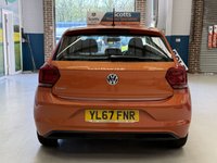 USED 2018 67 VOLKSWAGEN POLO 1.0 TSI SE Hatchback 5 Door Petrol Manual Orange Euro 6 1 Former Keeper AUTO LIGHTS+DUAL USB+ISOFIX