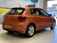USED 2018 67 VOLKSWAGEN POLO 1.0 TSI SE Hatchback 5 Door Petrol Manual Orange Euro 6 1 Former Keeper AUTO LIGHTS+DUAL USB+ISOFIX