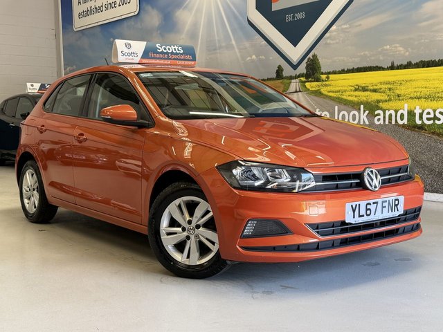 View our Volkswagen Polo 1.0 TSI SE Hatchback 5 Door Petrol Manual Orange Euro 6 1 Former Keeper