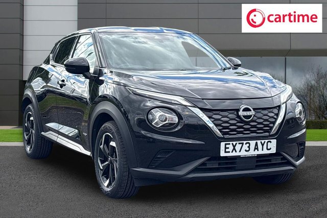 View our Nissan Juke 1.6 N-Connecta SUV 5dr Petrol Hybrid Auto Euro 6 (143 ps) Rear View Camera, Front / Rear Parking Sensors, Android Auto / Apple CarPlay, NissanConnect Navigation, 17In Alloys
