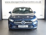 USED 2019 69 MERCEDES-BENZ A-CLASS 1.5 A180d Sport (Executive) Hatchback 5dr Diesel 7G-DCT Euro 6 (s/s) (116 ps) HIGH QUALITY MERCEDES - COMES WITH A FULL MERCEDES MAIN DEALER SERVICE HISTORY + VIRTUAL COCKPIT DIGITAL DASH DISPLAY + SATELLITE NAVIGATION + REAR VIEW CAMERA + BLUETOOTH MEDIA + APPS CONTROL + DAB DIGITAL RADIO + KEYLESS START + AUTOMATIC LED HEADLIGHTS + LED DAY TIME RUNNING LIGHTS + FRONT AND REAR PARKING SENSORS + ECO STOP START SYSTEM + HILL HOLD START ASSIST + LANE ASSIST + CLIMATE CONTROL + AIR CONDITIONING + LEATHER MULTIFUNCTIONAL STEERING WHEEL WITH PADDLE SHIFT GEAR SELECT