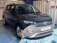 USED 2021 21 VOLKSWAGEN T-CROSS 1.0 TSI SE SUV 5dr Petrol Manual Euro 6 (s/s) (95 ps)+2 KEYS+ALLOYS+BLUETOOTH+CRUISE+AIRCON+SAT NAV+POWER STEERING+HPI CLEAR+VOSA MOT HISTORY PRINTOUT, 2 KEYS+ALLOYS+BLUETOOTH+CRUISE+AIRCON+SAT NAV+POWER STEERING+HPI CLEAR