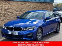 USED 2019 19 BMW 3 SERIES 2.0 320d M Sport Saloon 4 Door Portimao Blue Diesel Manual Euro 6 (s/s) (190 ps) Beautiful BMW 320d MSport with Huge Spec inc SAT NAV Bluetooth ApplePlay Head-Up Display Heated Oyster Leather Seats