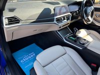 USED 2019 19 BMW 3 SERIES 2.0 320d M Sport Saloon 4 Door Portimao Blue Diesel Manual Euro 6 (s/s) (190 ps) Beautiful BMW 320d MSport with Huge Spec inc SAT NAV Bluetooth ApplePlay Head-Up Display Heated Oyster Leather Seats