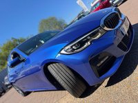USED 2019 19 BMW 3 SERIES 2.0 320d M Sport Saloon 4 Door Portimao Blue Diesel Manual Euro 6 (s/s) (190 ps) Beautiful BMW 320d MSport with Huge Spec inc SAT NAV Bluetooth ApplePlay Head-Up Display Heated Oyster Leather Seats