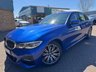 USED 2019 19 BMW 3 SERIES 2.0 320d M Sport Saloon 4 Door Portimao Blue Diesel Manual Euro 6 (s/s) (190 ps) Beautiful BMW 320d MSport with Huge Spec inc SAT NAV Bluetooth ApplePlay Head-Up Display Heated Oyster Leather Seats