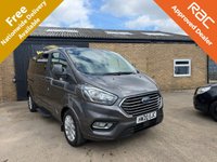 USED 2020 20 FORD TOURNEO CUSTOM 2.0 320 EcoBlue Titanium Minibus Double Cab 5dr Diesel Auto L2 Euro 6 (s/s) (130 ps) 1 owner from new F.S.H
