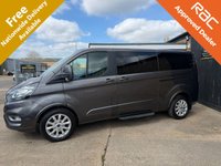 USED 2020 20 FORD TOURNEO CUSTOM 2.0 320 EcoBlue Titanium Minibus Double Cab 5dr Diesel Auto L2 Euro 6 (s/s) (130 ps) 1 owner from new F.S.H