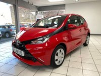 USED 2018 18 TOYOTA AYGO 1.0 VVT-i x-play Hatchback 5dr Petrol Manual Euro 6 (68 ps) RED POP / DARK / LIGHT GREY CLOTH TRIM / AIRCON / ELECTRIC FRONT WINDOWS / ELECTRIC DOOR MIRRORS / DAB FM AM TUNER / BLUETOOTH / AUX / USB / SMARTPHONE INTEGRATION LINK / REAR PARKING CAMERA / FITTED RUBBER MATS / SERVICE HISTORY