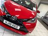USED 2018 18 TOYOTA AYGO 1.0 VVT-i x-play Hatchback 5dr Petrol Manual Euro 6 (68 ps) RED POP / DARK / LIGHT GREY CLOTH TRIM / AIRCON / ELECTRIC FRONT WINDOWS / ELECTRIC DOOR MIRRORS / DAB FM AM TUNER / BLUETOOTH / AUX / USB / SMARTPHONE INTEGRATION LINK / REAR PARKING CAMERA / FITTED RUBBER MATS / SERVICE HISTORY