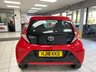 USED 2018 18 TOYOTA AYGO 1.0 VVT-i x-play Hatchback 5dr Petrol Manual Euro 6 (68 ps) RED POP / DARK / LIGHT GREY CLOTH TRIM / AIRCON / ELECTRIC FRONT WINDOWS / ELECTRIC DOOR MIRRORS / DAB FM AM TUNER / BLUETOOTH / AUX / USB / SMARTPHONE INTEGRATION LINK / REAR PARKING CAMERA / FITTED RUBBER MATS / SERVICE HISTORY