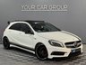 USED 2014 64 MERCEDES-BENZ A CLASS 2.0 A45 AMG SpdS DCT 4MATIC Euro 6 (s/s) 5dr AERO KIT! SUNROOF!