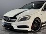 USED 2014 64 MERCEDES-BENZ A CLASS 2.0 A45 AMG SpdS DCT 4MATIC Euro 6 (s/s) 5dr AERO KIT! SUNROOF!