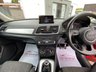 USED 2017 67 AUDI Q3 1.4 TFSI CoD Sport SUV 5dr Petrol Manual Euro 6 (s/s) (150 ps) LONG MOT UNITL 15.04.2027+JUST SERVICED+SATELLITE NAVIGATION SYSTEM+DAB DIGITAL RADIO-BLUETOOTH INTERFACE+DUAL ZONE CLIMATE CONTROL AIR-CONDITIONING+LIGHT AND RAIN SENSORS+PARKING ASSISTANCE+'MISANO RED' PAINT+17 INCH ALLOY WHEELS.