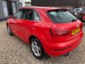 USED 2017 67 AUDI Q3 1.4 TFSI CoD Sport SUV 5dr Petrol Manual Euro 6 (s/s) (150 ps) LONG MOT UNITL 15.04.2027+JUST SERVICED+SATELLITE NAVIGATION SYSTEM+DAB DIGITAL RADIO-BLUETOOTH INTERFACE+DUAL ZONE CLIMATE CONTROL AIR-CONDITIONING+LIGHT AND RAIN SENSORS+PARKING ASSISTANCE+'MISANO RED' PAINT+17 INCH ALLOY WHEELS.