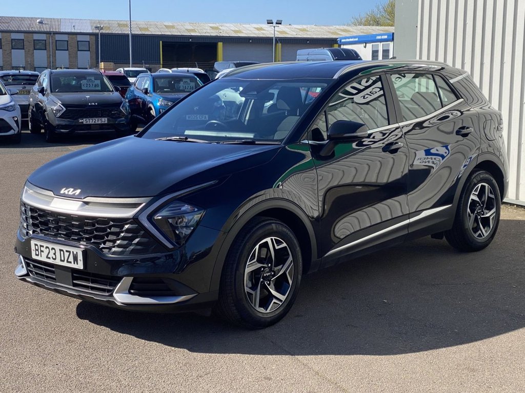 USED 2023 23 KIA SPORTAGE 1.6 T-GDi 2 SUV 5dr Petrol Manual Euro 6 (s/s) (148 bhp) 1 OWNER+PHANTOM BLACK