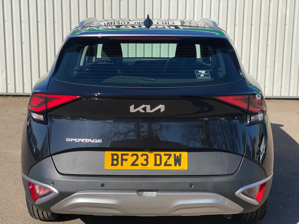USED 2023 23 KIA SPORTAGE 1.6 T-GDi 2 SUV 5dr Petrol Manual Euro 6 (s/s) (148 bhp) 1 OWNER+PHANTOM BLACK