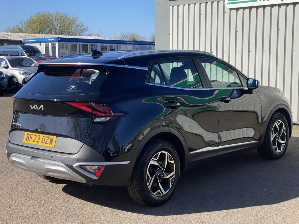 USED 2023 23 KIA SPORTAGE 1.6 T-GDi 2 SUV 5dr Petrol Manual Euro 6 (s/s) (148 bhp) 1 OWNER+PHANTOM BLACK