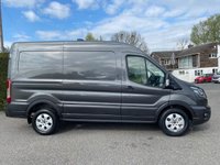 USED 2025 75 FORD TRANSIT 350 LIMITED L2 H2 MWB MEDIUM HIGH FWD 2.0 ECO BLUE 130PS AUTO One Company Owner, Less Than 2000 Miles, Ford Warranty Till September 2028, Top Of Range Limited Model With All The Desirable Features As Standard! Stunning Looking Van In Magnetic Grey!