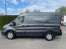 USED 2025 75 FORD TRANSIT 350 LIMITED L2 H2 MWB MEDIUM HIGH FWD 2.0 ECO BLUE 130PS AUTO One Company Owner, Less Than 2000 Miles, Ford Warranty Till September 2028, Top Of Range Limited Model With All The Desirable Features As Standard! Stunning Looking Van In Magnetic Grey!