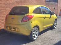 USED 2016 16 FORD KA 1.2 Zetec Hatchback 3dr Petrol Manual Euro 5 (s/s) (69 ps) 