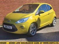 USED 2016 16 FORD KA 1.2 Zetec Hatchback 3dr Petrol Manual Euro 5 (s/s) (69 ps) 