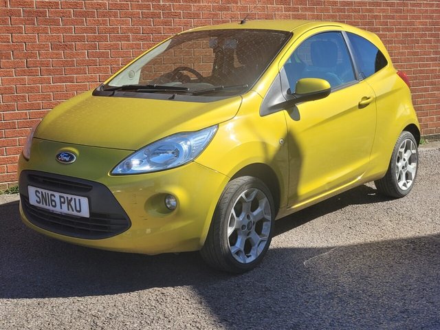 2016 16 Ford Ka 1.2 Zetec Hatchback 3dr Petrol Manual Euro 5 (s/s) (69 ps)