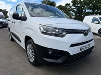 USED 2022 72 TOYOTA PROACE CITY 1.5 BlueHDi Icon Short Panel Van 5dr Diesel Manual SWB Euro 6 (s/s) (100 bhp) 1 OWNER ONLY 30K AIR CON REVERSE CAMERA 6 SPEED COMES WITH 1 YEARS MOT AND SERVICE
