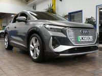 USED 2023 23 AUDI Q4 E-TRON 40 S line Sportback 5dr Electric Auto 82kWh (204 ps) STUNNING EXAMPLE SAT NAV PART LEATHER HEATED SEATS CRUISE CONTROL PARKING SENSORS 1 OWNER WARRANTY