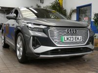 USED 2023 23 AUDI Q4 E-TRON 40 S line Sportback 5dr Electric Auto 82kWh (204 ps) STUNNING EXAMPLE SAT NAV PART LEATHER HEATED SEATS CRUISE CONTROL PARKING SENSORS 1 OWNER WARRANTY
