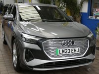 USED 2023 23 AUDI Q4 E-TRON 40 S line Sportback 5dr Electric Auto 82kWh (204 ps) STUNNING EXAMPLE SAT NAV PART LEATHER HEATED SEATS CRUISE CONTROL PARKING SENSORS 1 OWNER WARRANTY