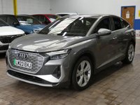 USED 2023 23 AUDI Q4 E-TRON 40 S line Sportback 5dr Electric Auto 82kWh (204 ps) STUNNING EXAMPLE SAT NAV PART LEATHER HEATED SEATS CRUISE CONTROL PARKING SENSORS 1 OWNER WARRANTY