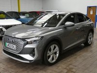 USED 2023 23 AUDI Q4 E-TRON 40 S line Sportback 5dr Electric Auto 82kWh (204 ps) STUNNING EXAMPLE SAT NAV PART LEATHER HEATED SEATS CRUISE CONTROL PARKING SENSORS 1 OWNER WARRANTY
