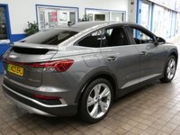 USED 2023 23 AUDI Q4 E-TRON 40 S line Sportback 5dr Electric Auto 82kWh (204 ps) STUNNING EXAMPLE SAT NAV PART LEATHER HEATED SEATS CRUISE CONTROL PARKING SENSORS 1 OWNER WARRANTY